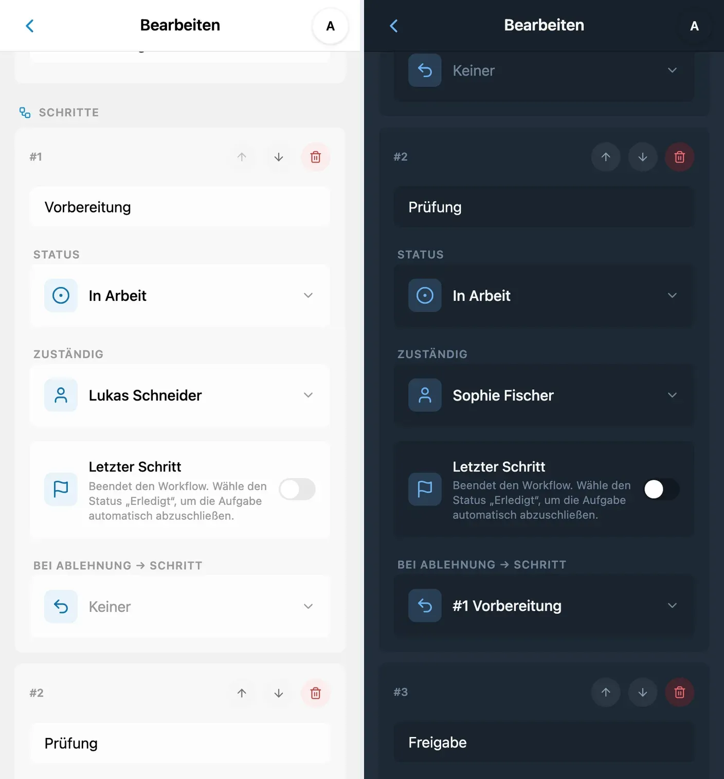 Workflow-Szenario in iTasks einrichten