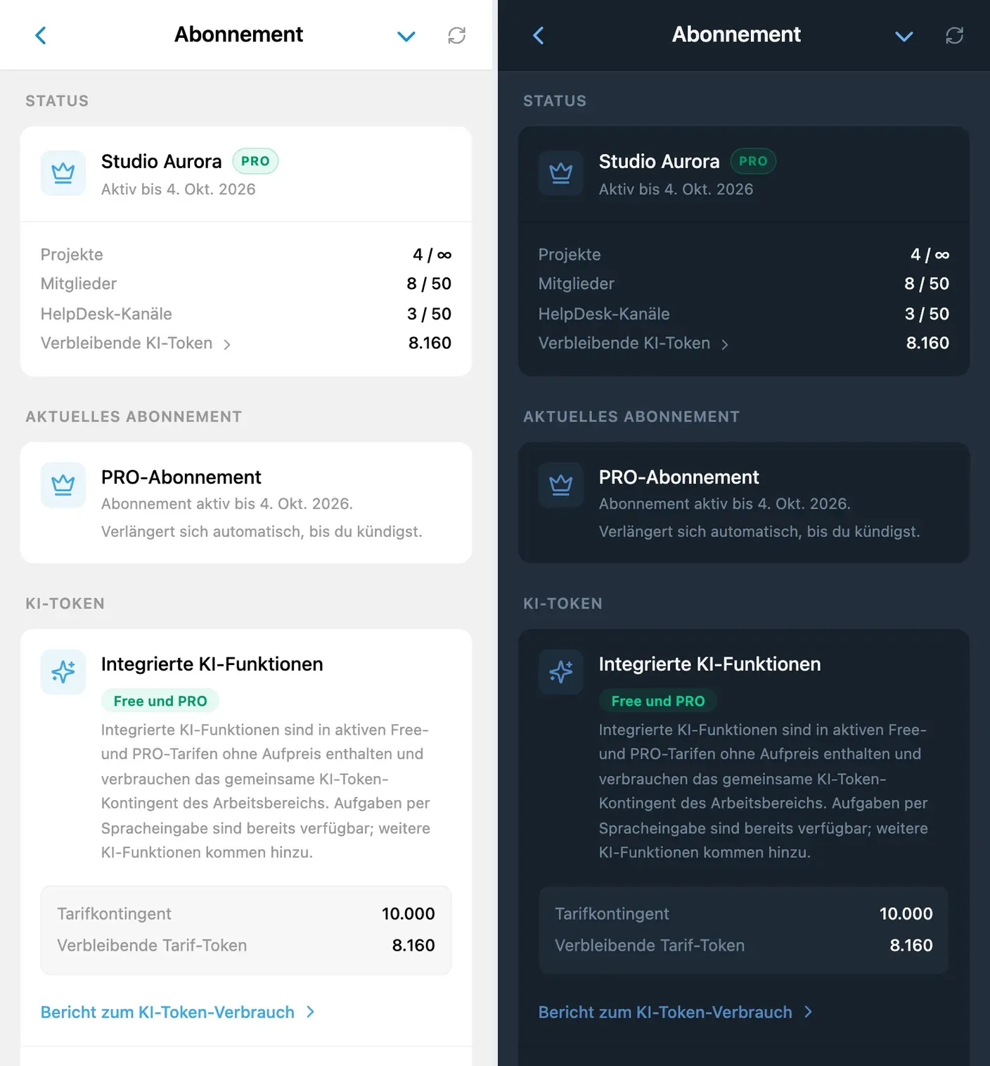 PRO-Abonnement in iTasks bezahlen