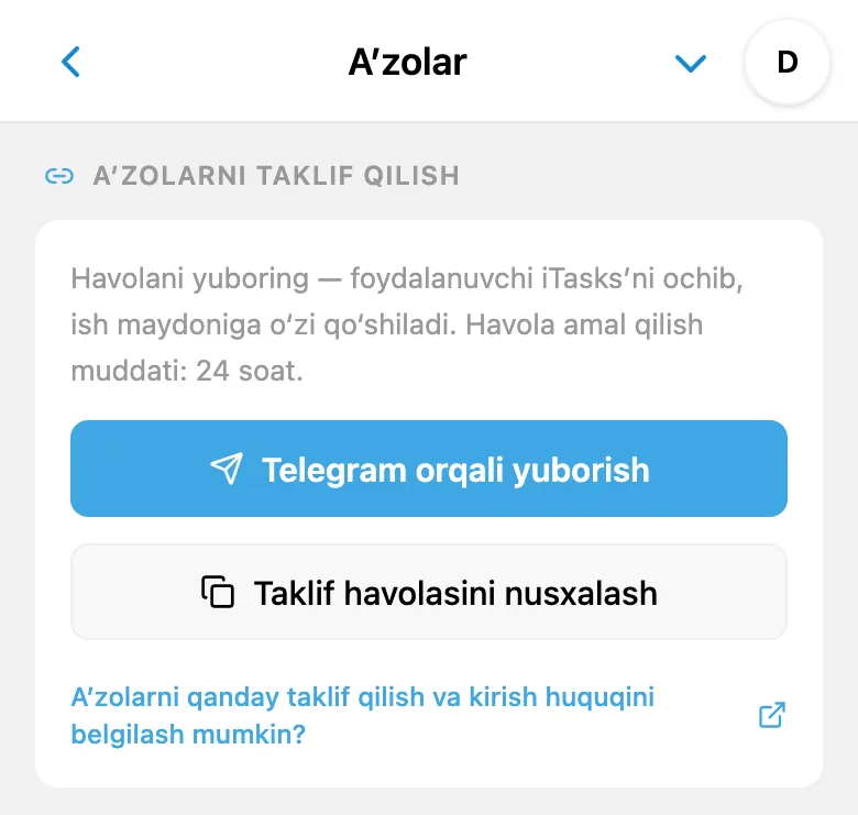 Ish maydoniga taklif yaratish